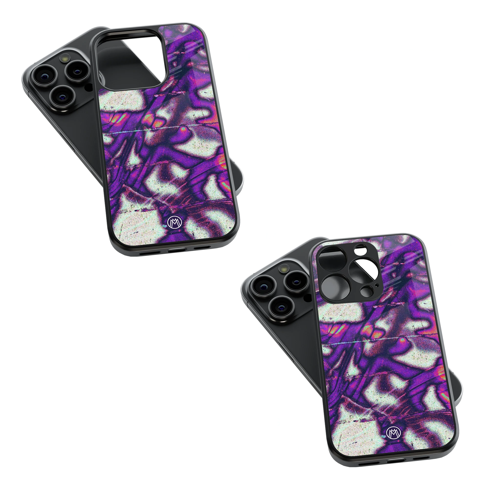 Trendy Glass Back Mobile Case for iPhone, Samsung, Redmi, OnePlus, Google Pixel, Motorola