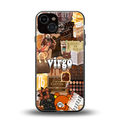 virgo aesthetic collage back phone cover | glass case for iphone 13