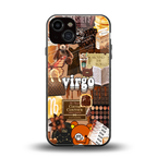 virgo aesthetic collage back phone cover | glass case for iphone 13