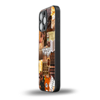 virgo aesthetic collage back phone cover | glass case for iphone 14 pro max