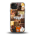 virgo aesthetic collage back phone cover | glass case for iphone 15