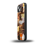 virgo aesthetic collage back phone cover | glass case for iphone 15