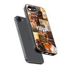 virgo aesthetic collage back phone cover | glass case for iphone 16e