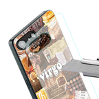 virgo aesthetic collage back phone cover | glass case for iphone 16e