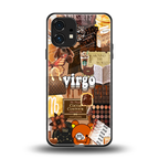 virgo aesthetic collage back phone cover | glass case for nothing phone 1