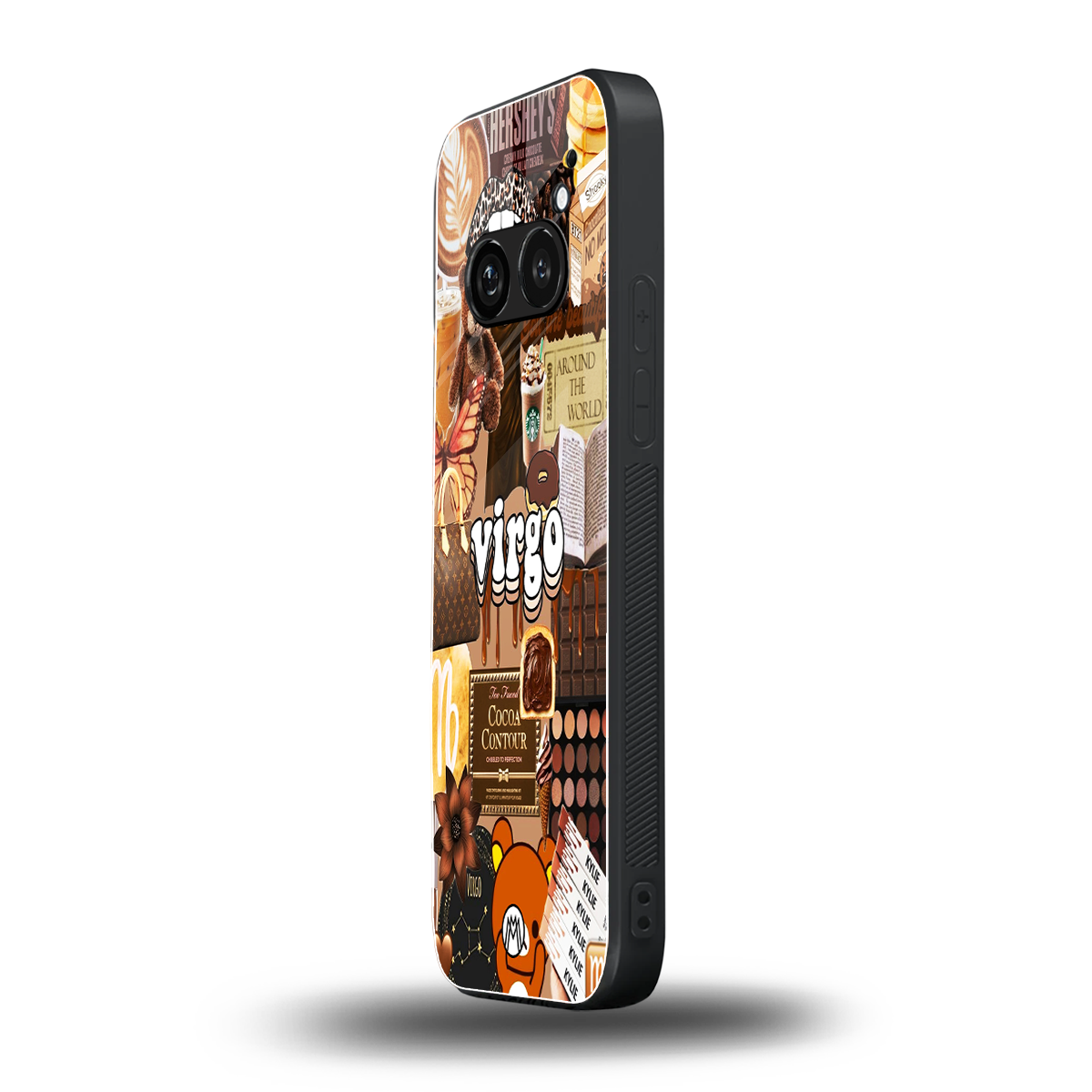 virgo aesthetic collage back phone cover | glass case for nothing phone 2a