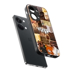 virgo aesthetic collage back phone cover | glass case for oneplus nord 3
