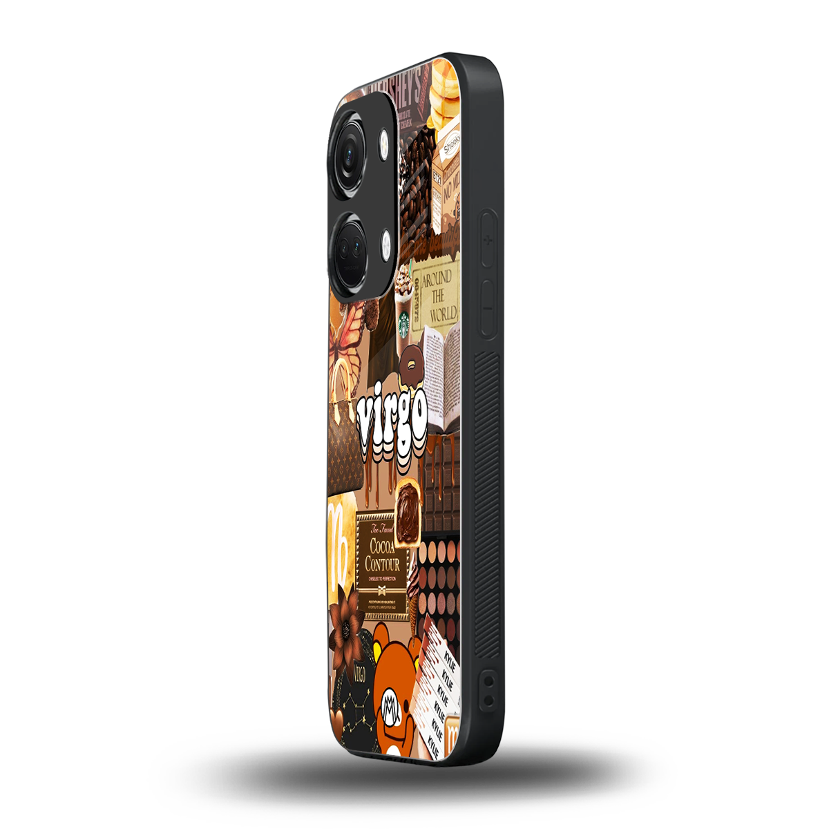 virgo aesthetic collage back phone cover | glass case for oneplus nord 3
