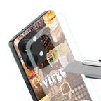 virgo aesthetic collage back phone cover | glass case for oneplus nord 3