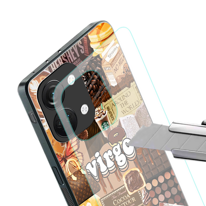 virgo aesthetic collage back phone cover | glass case for oneplus nord 3