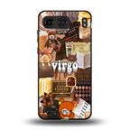 virgo aesthetic collage back phone cover | glass case for oneplus nord 4