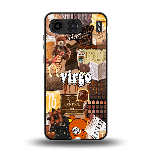 virgo aesthetic collage back phone cover | glass case for oneplus nord 4