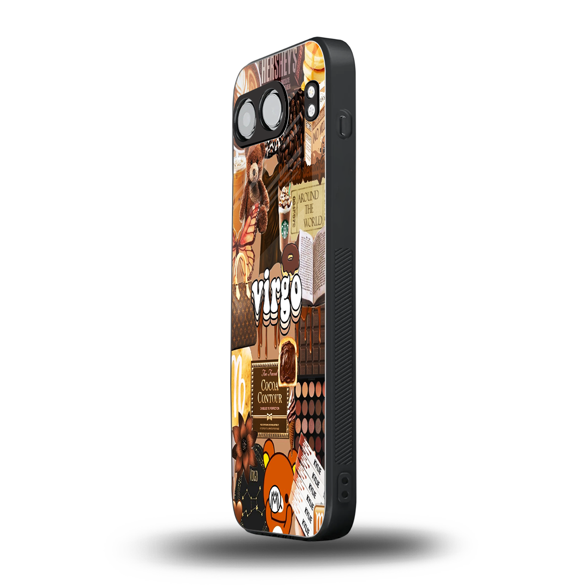 virgo aesthetic collage back phone cover | glass case for oneplus nord 4