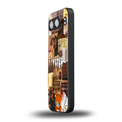 virgo aesthetic collage back phone cover | glass case for oneplus nord 4
