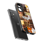 virgo aesthetic collage back phone cover | glass case for oneplus nord ce 3