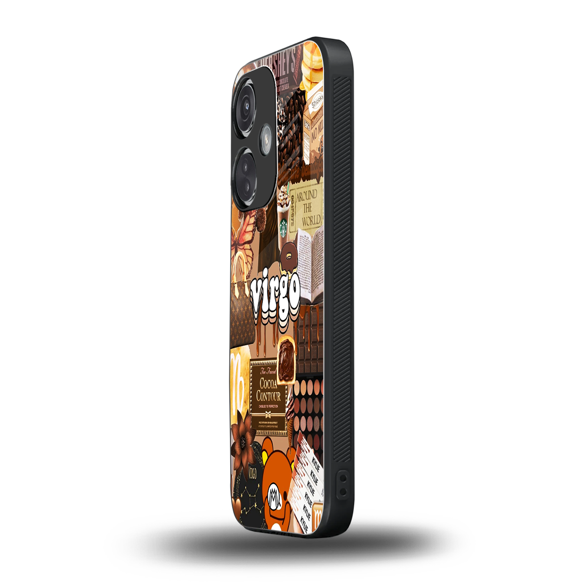 virgo aesthetic collage back phone cover | glass case for oneplus nord ce 3