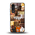 virgo aesthetic collage back phone cover | glass case for oneplus nord ce 4 lite