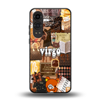 virgo aesthetic collage back phone cover | glass case for oneplus nord ce 4 lite