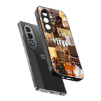 virgo aesthetic collage back phone cover | glass case for oneplus nord ce 4