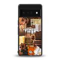 virgo aesthetic collage back phone cover | glass case for google pixel 6 pro