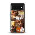 virgo aesthetic collage back phone cover | glass case for Google Pixel 6A