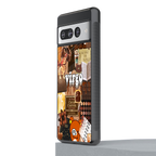 virgo aesthetic collage back phone cover | glass case for google pixel 7 pro