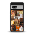 virgo aesthetic collage back phone cover | glass case for Google Pixel 7