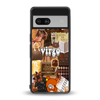 virgo aesthetic collage back phone cover | glass case for Google Pixel 7