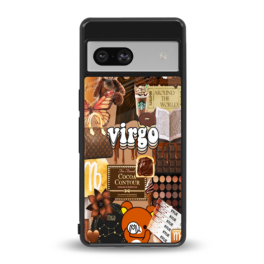 virgo aesthetic collage back phone cover | glass case for Google Pixel 7