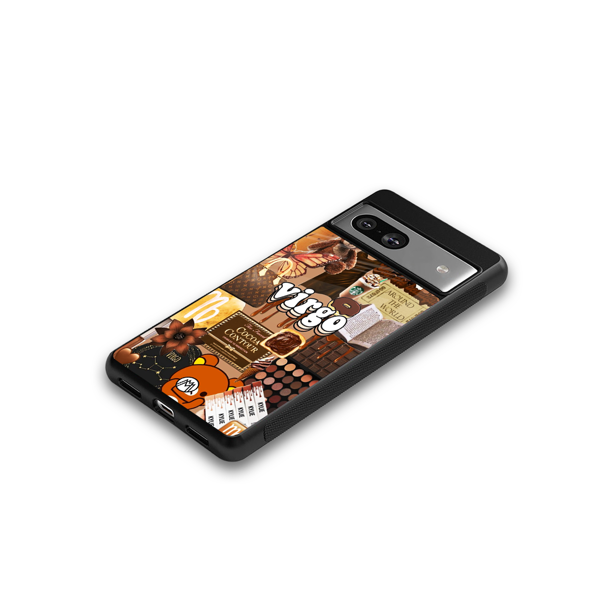 virgo aesthetic collage back phone cover | glass case for Google Pixel 7A