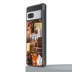 virgo aesthetic collage back phone cover | glass case for Google Pixel 7