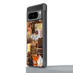virgo aesthetic collage back phone cover | glass case for google pixel 8 pro
