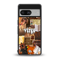 virgo aesthetic collage back phone cover | glass case for Google Pixel 8