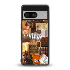 virgo aesthetic collage back phone cover | glass case for Google Pixel 8