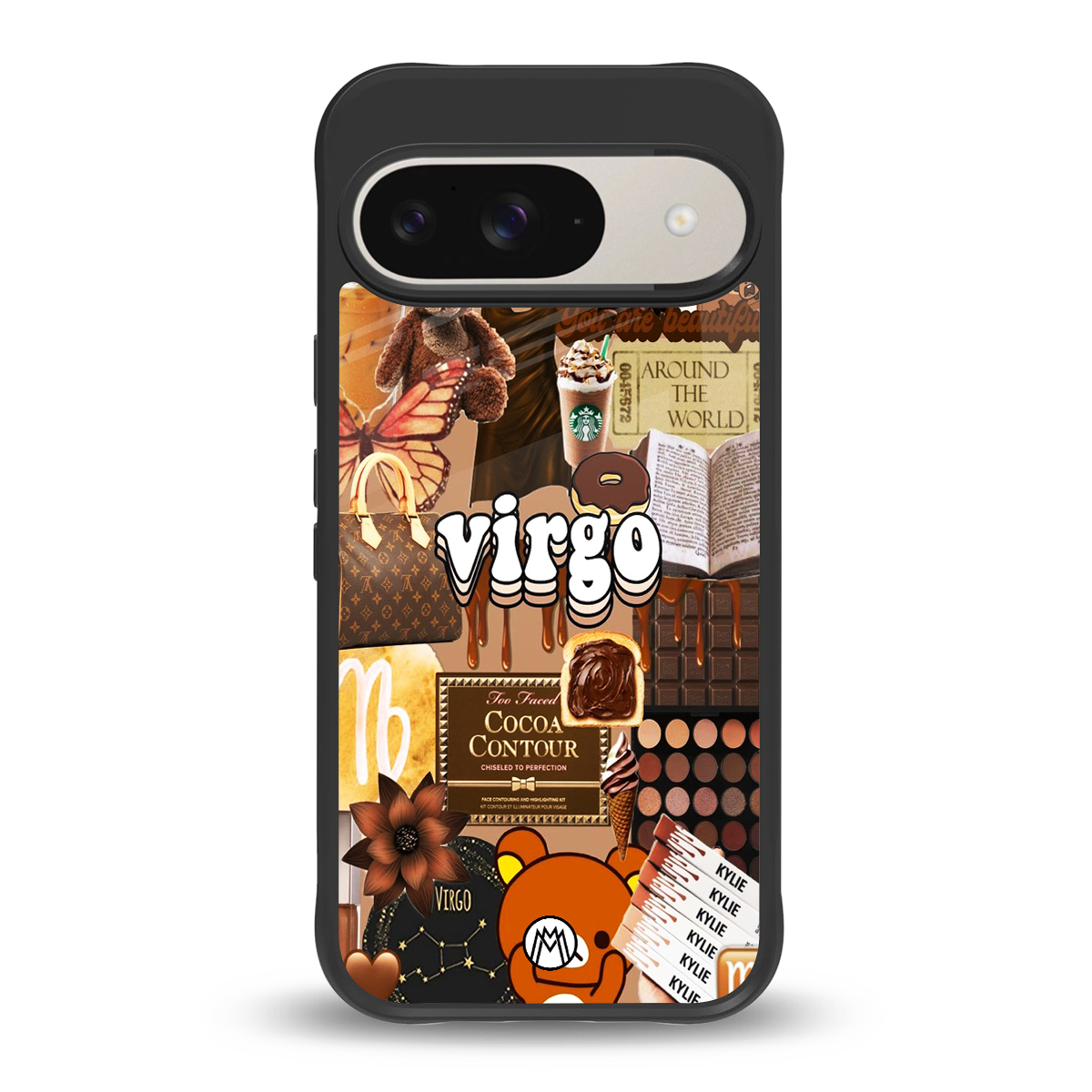 virgo aesthetic collage back phone cover | glass case for google pixel 9
