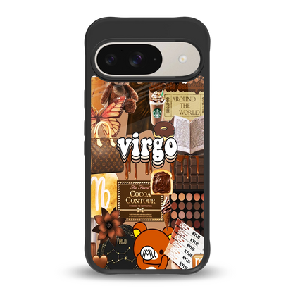 virgo aesthetic collage back phone cover | glass case for google pixel 9