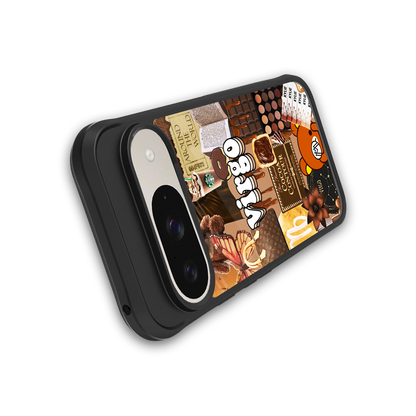 virgo aesthetic collage back phone cover | glass case for google pixel 9