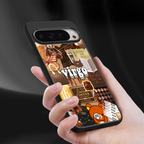 virgo aesthetic collage back phone cover | glass case for google pixel 9 pro