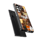 virgo aesthetic collage back phone cover | glass case for samsung galaxy s25 ultra