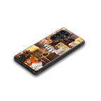 virgo aesthetic collage back phone cover | glass case for samsung galaxy s25 ultra