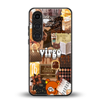 virgo aesthetic collage back phone cover | glass case for samsung galaxy s24