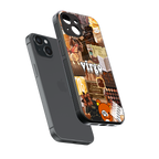 virgo aesthetic collage back phone cover | glass case for iphone 15