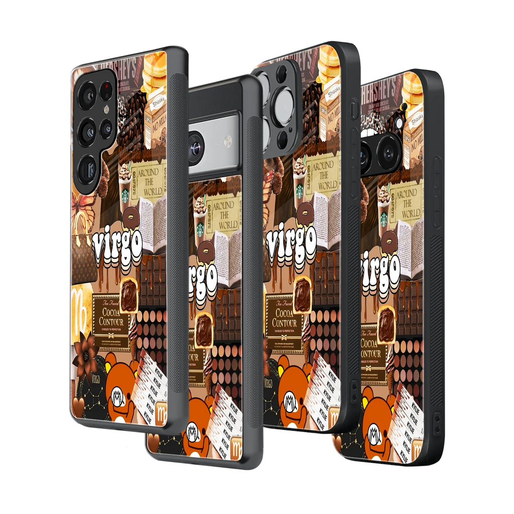 Stylish Glass Back Case for All Smartphones – iPhone, Samsung, OnePlus, Pixel, Redmi, Oppo, Vivo, Motorola
