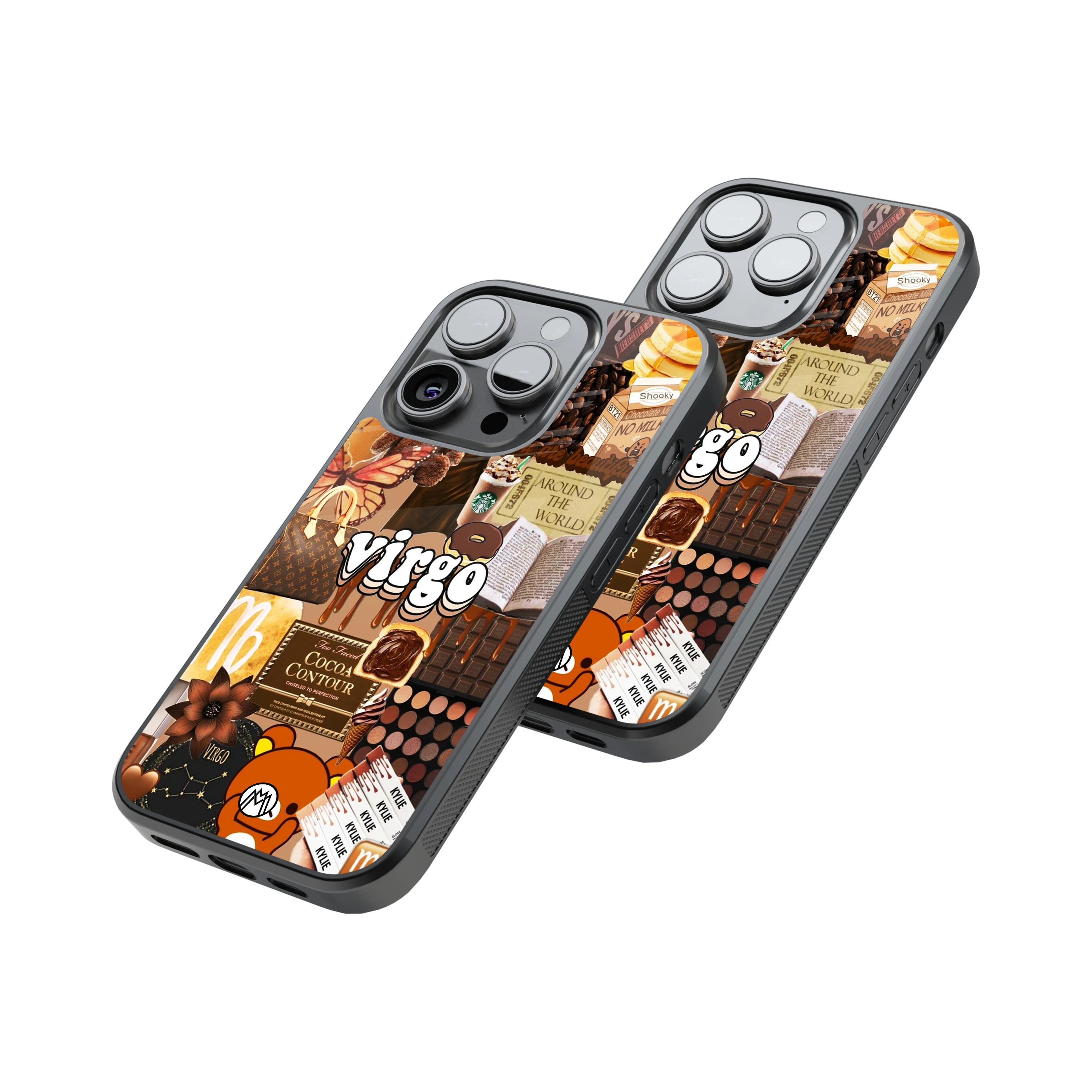Protective Glass Back Phone Case Compatible with iPhone, Samsung, OnePlus, Pixel & More