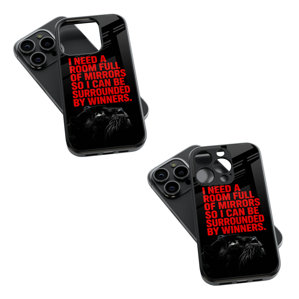 Trendy Glass Back Mobile Case for iPhone, Samsung, Redmi, OnePlus, Google Pixel, Motorola