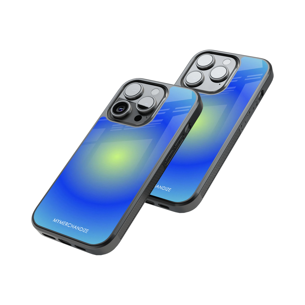 Protective Glass Back Phone Case Compatible with iPhone, Samsung, OnePlus, Pixel & More