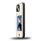 vogue lady back phone cover | glass case for iphone 13 mini