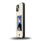 vogue lady back phone cover | glass case for iphone 15
