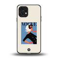 vogue lady back phone cover | glass case for nothing phone 1