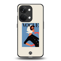 vogue lady back phone cover | glass case for oneplus nord 3